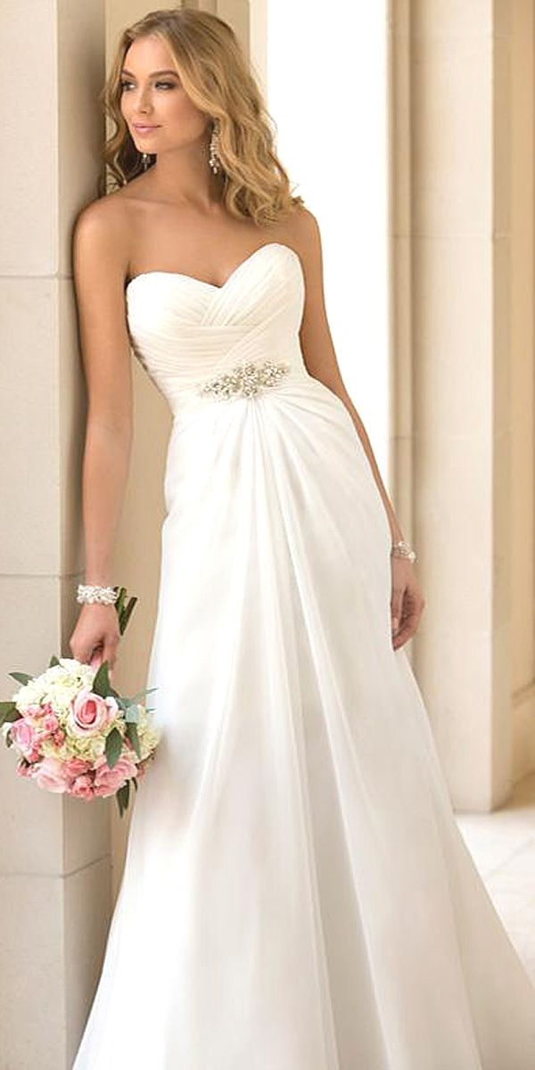 24 Stunning Cheap Wedding Dresses Under 1 000 Chiffon Wedding