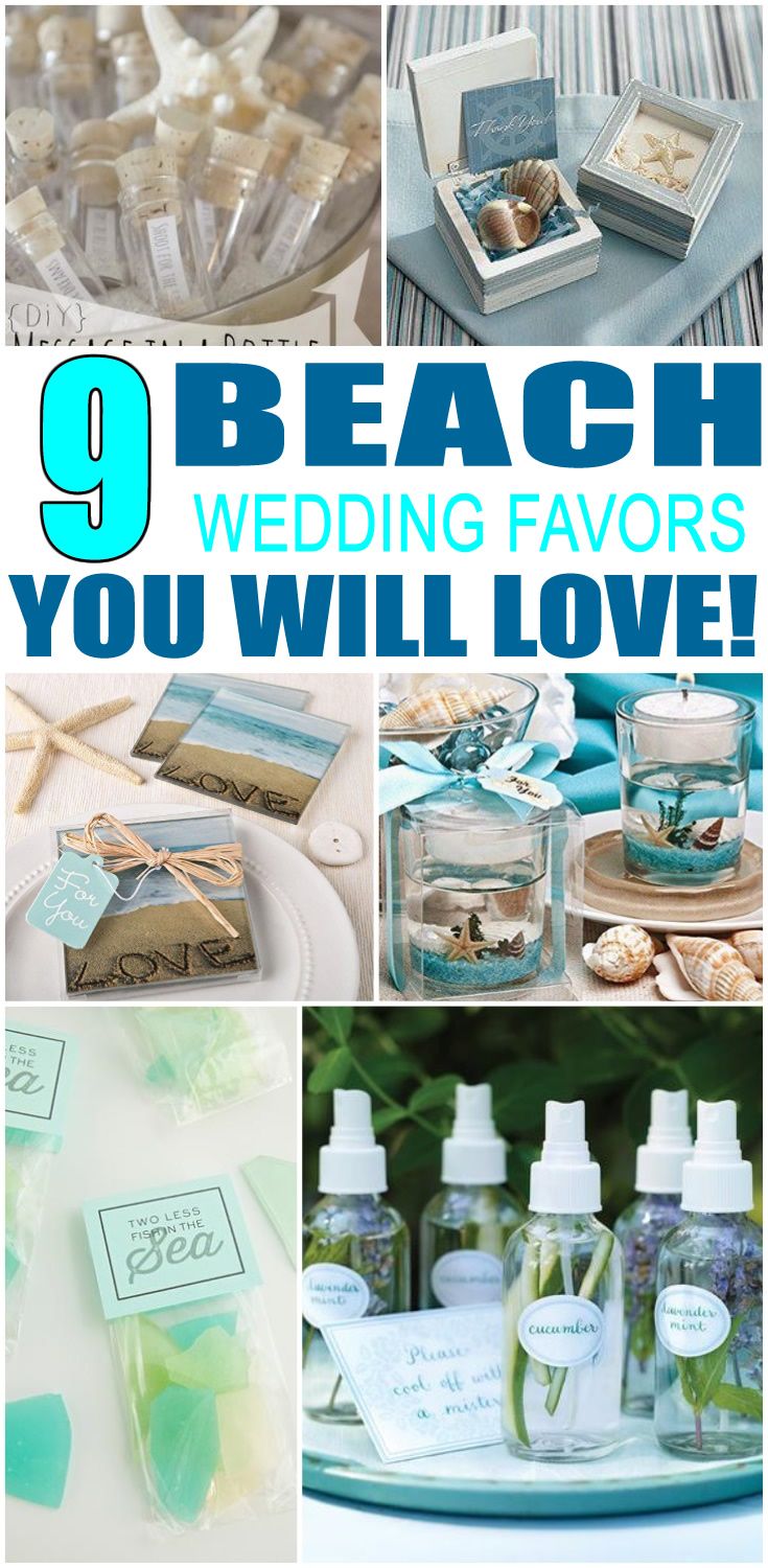 Beach Wedding Favors Wedding Favors Beach Wedding Favors Diy