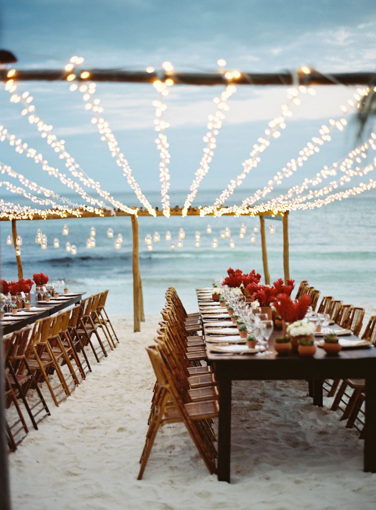 The Most Idyllic Beach Wedding Beach Wedding Inspiration Beach