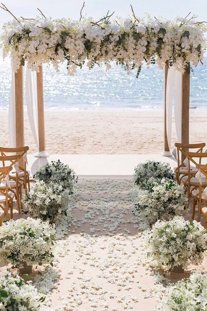 30 Wedding Ceremony Decorations Ideas Wedding Beach Ceremony