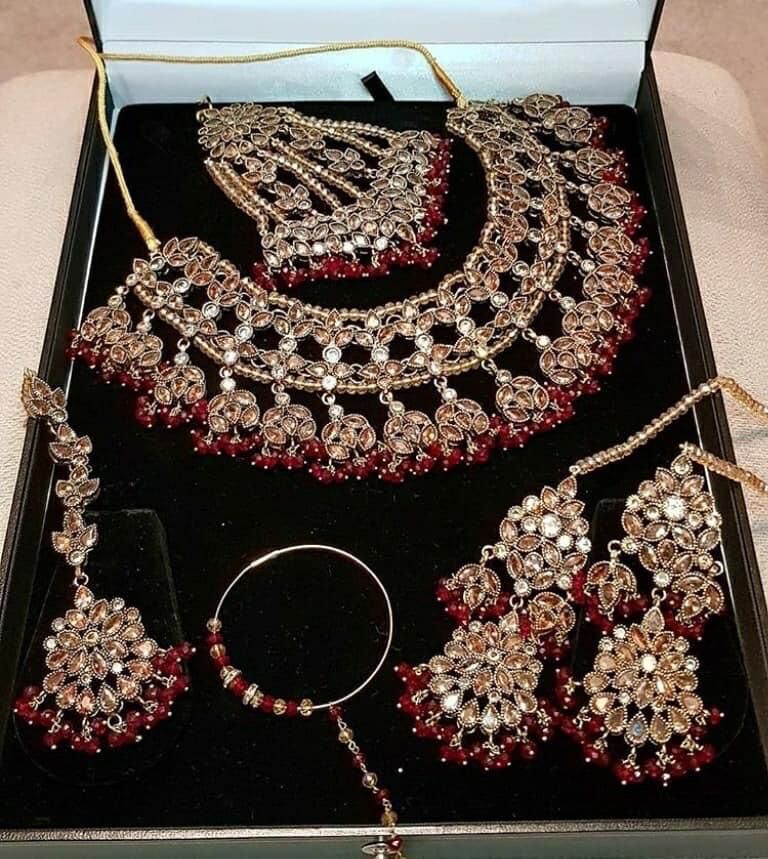 Bridal Crystal Jewellery Set For Wedding J4158 Bridal Jewelry