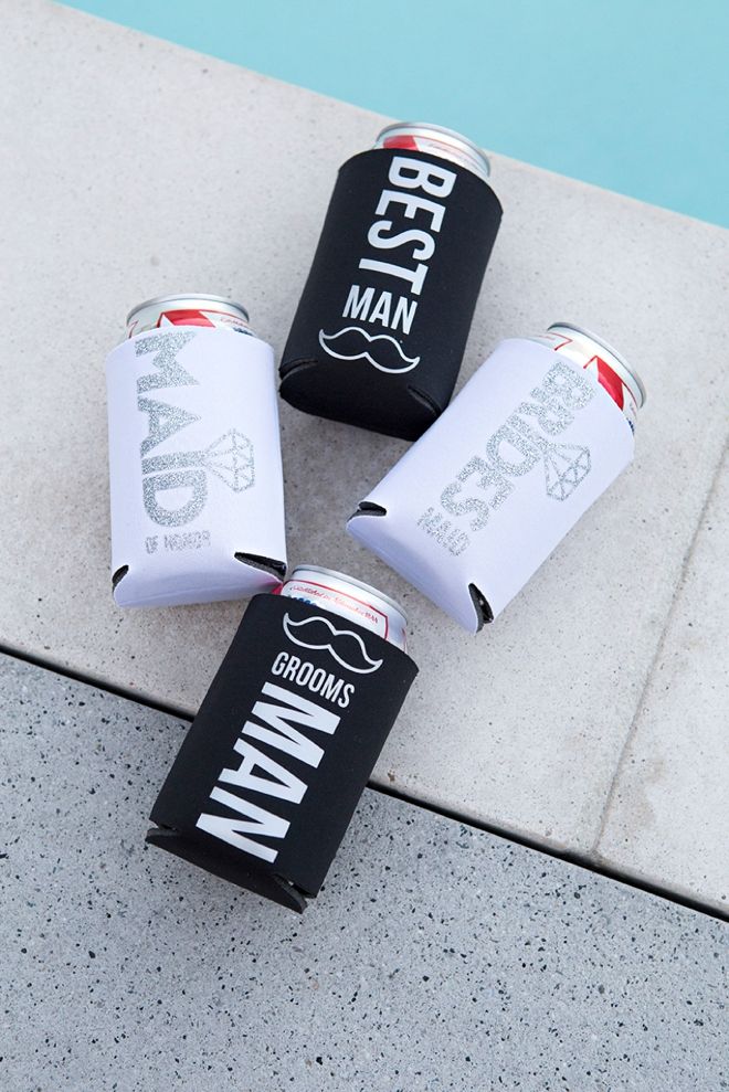 Check Out These Awesome Diy Bridal Party Can Koozies Simple