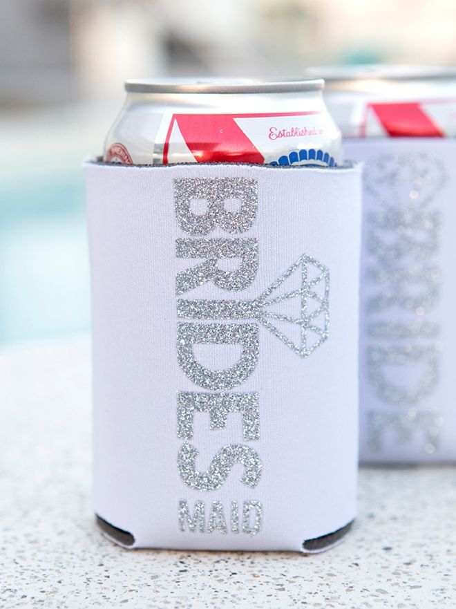 Check Out These Awesome Diy Bridal Party Can Koozies Diy