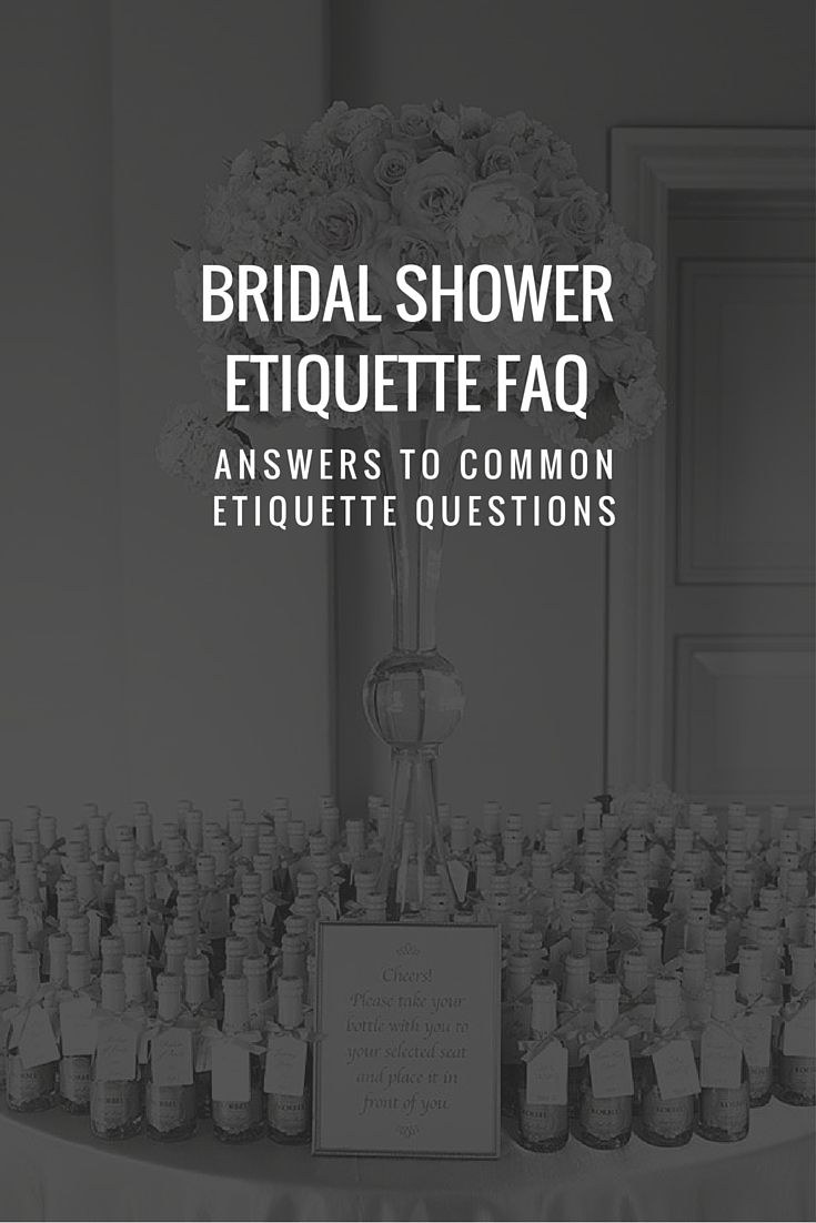 Bridal Shower Etiquette The Top 10 Rules Of Bridal Shower