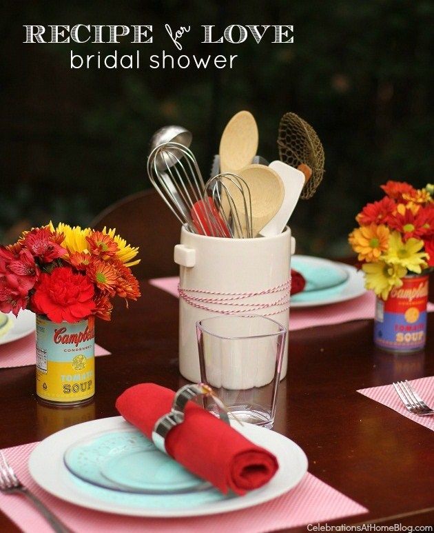 Recipe For Love Kitchen Themed Bridal Shower Recipe For Love