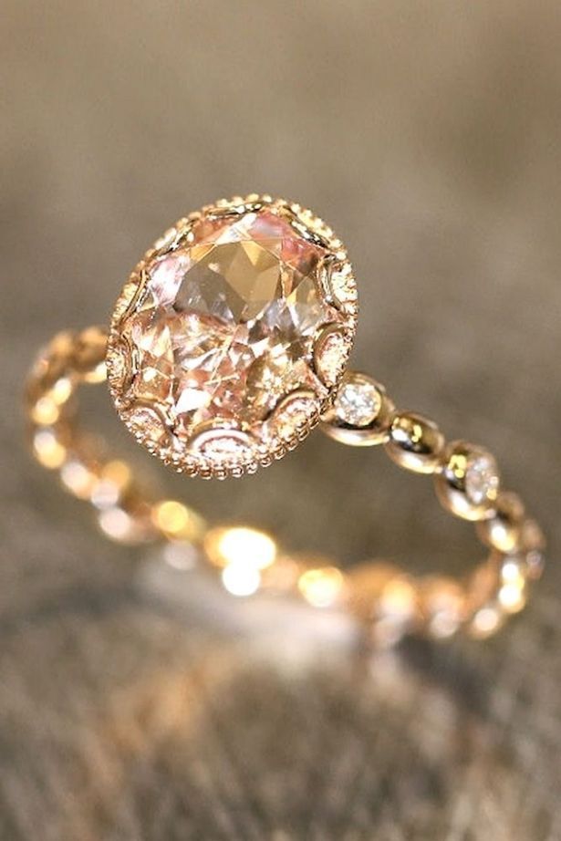 Affordable Engagement Rings Morganite Wedding Rings Vintage