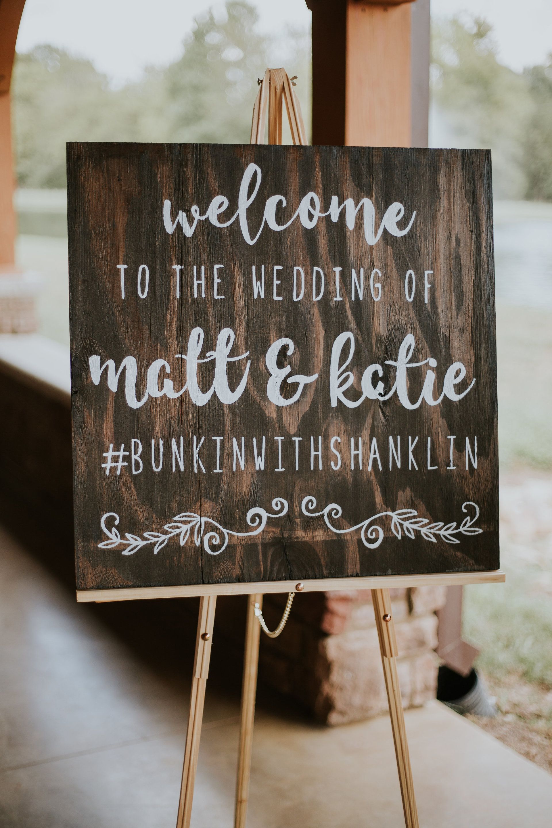 Natural Rustic Affair Wedding Hashtag Examples Clever Wedding