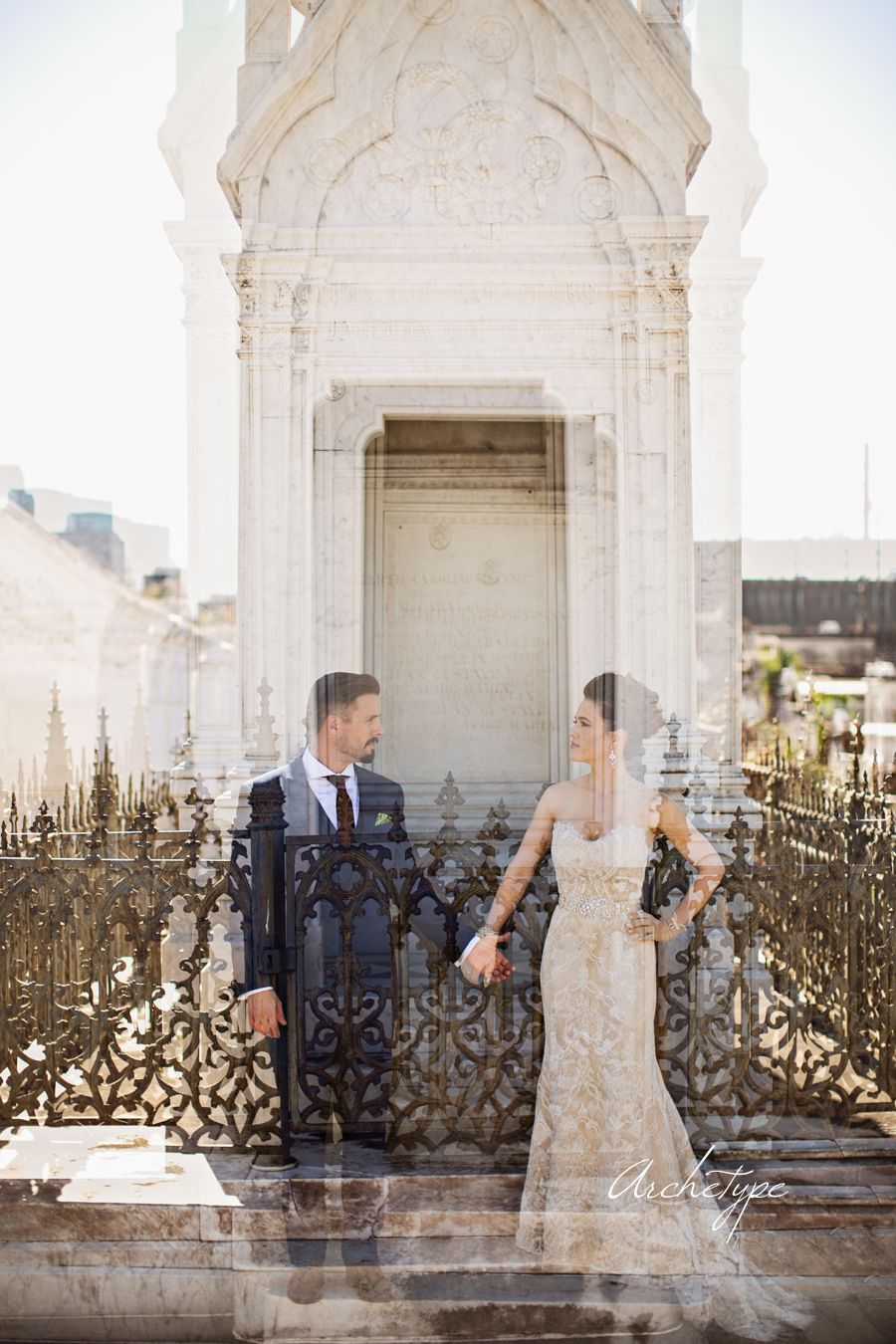 New Orleans Destination Wedding Photos By Koby Brown Cemetery