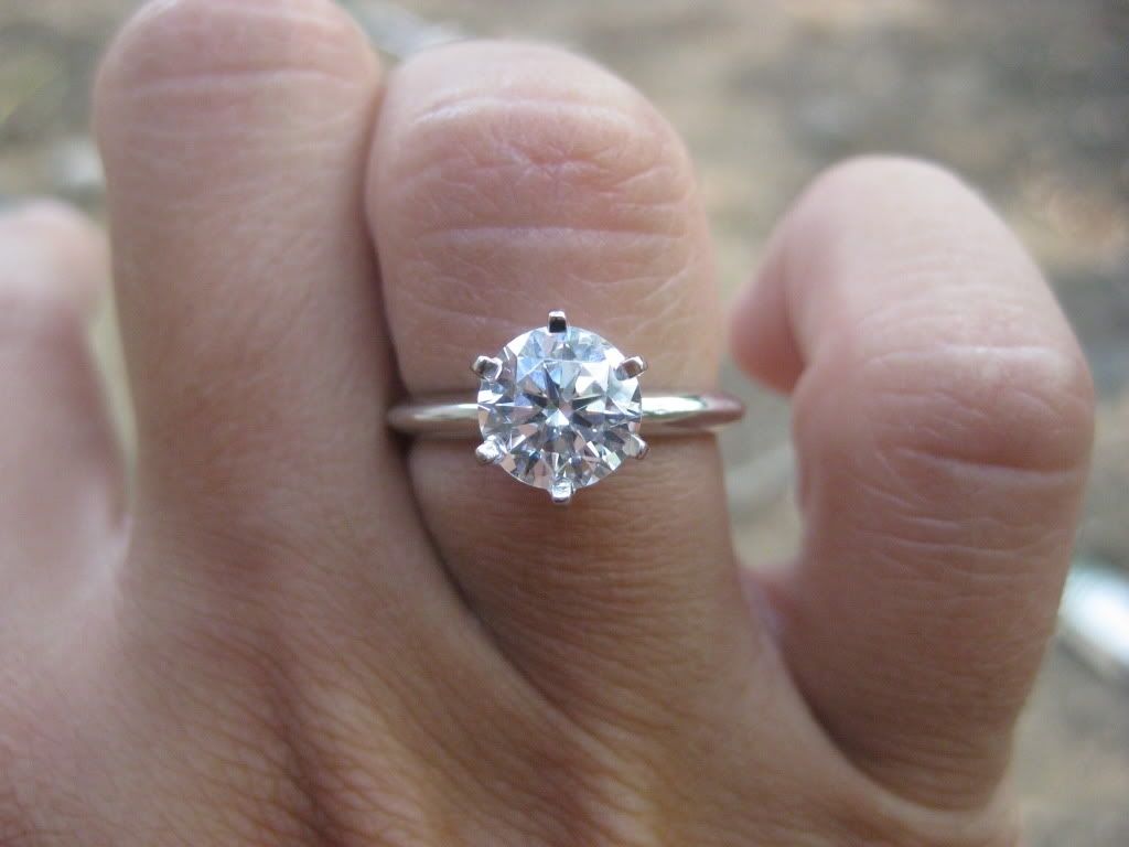 1 5 Carat Diamond Ring On Hand