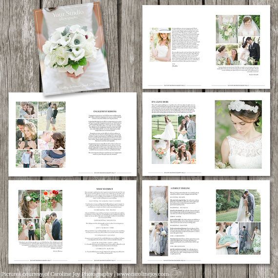 Wedding Photography Magazine Template 22 Page Digital Magazine