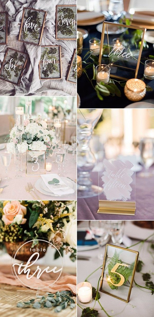 27 Inspiring Wedding Table Number Ideas For 2019 Table Numbers