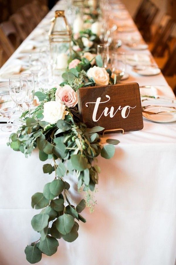 27 Inspiring Wedding Table Number Ideas For 2019 Rectangle