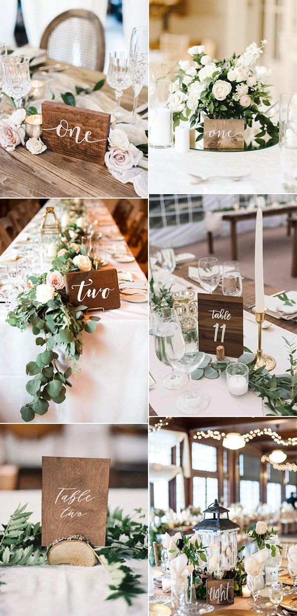 27 Inspiring Wedding Table Number Ideas For 2019 Wood Wedding