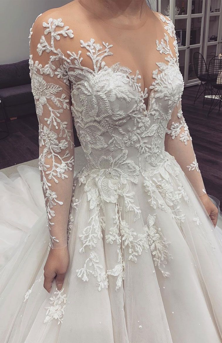 53 Elegant Lace Long Sleeve Wedding Dresses Long Sleeve Wedding