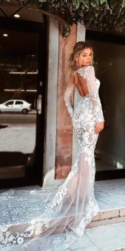 27 Chic Bridal Dresses Styles Silhouettes Lace Wedding Dress