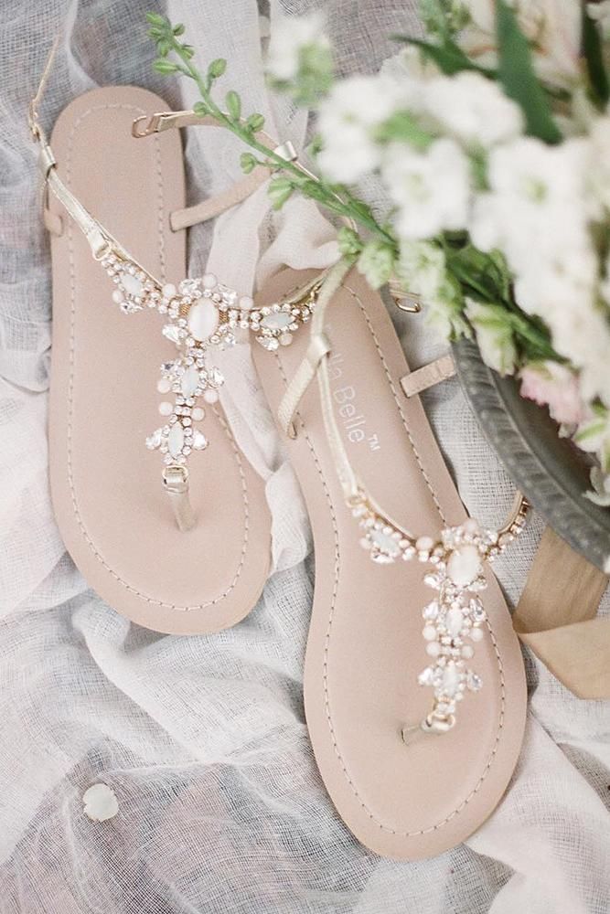 30 Officially The Most Gorgeous Bridal Shoes Bride Sandals