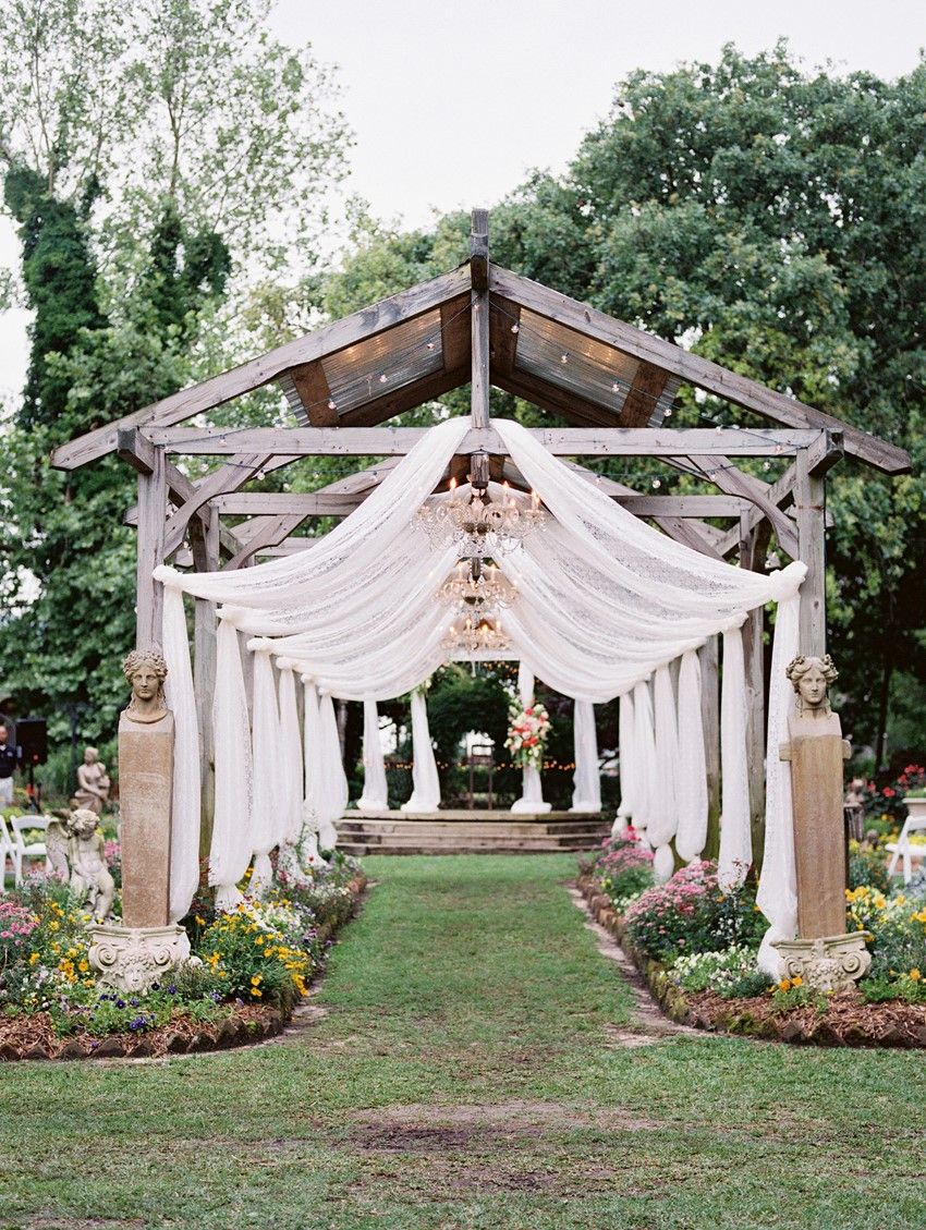A Bright Beautiful Boho Vintage Garden Wedding Garden Weddings