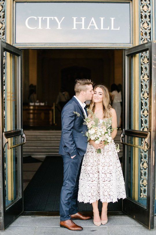 10 Sweet Simple Courthouse Weddings That Still Have Tons Of