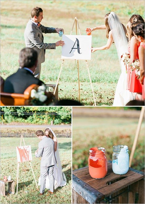 Trends We Love The Unity Painting Wedding Ceremony Unity Painting Wedding Ceremony Unity Wedding Unity