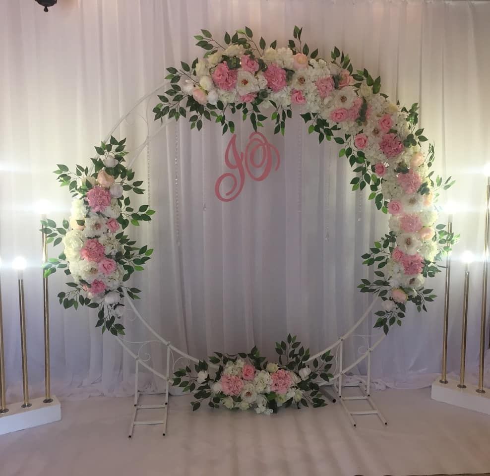 Circle Wedding Arch Flower Decoration Wedding Wedding Decor With