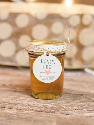 Romantic Garden Inspired Wedding Honey Wedding Favors Honey