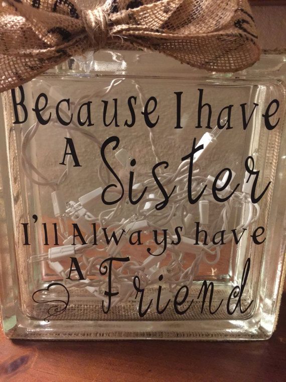Sister Gifts Sister Birthday Gift For Sister Gift Ideas Lighted