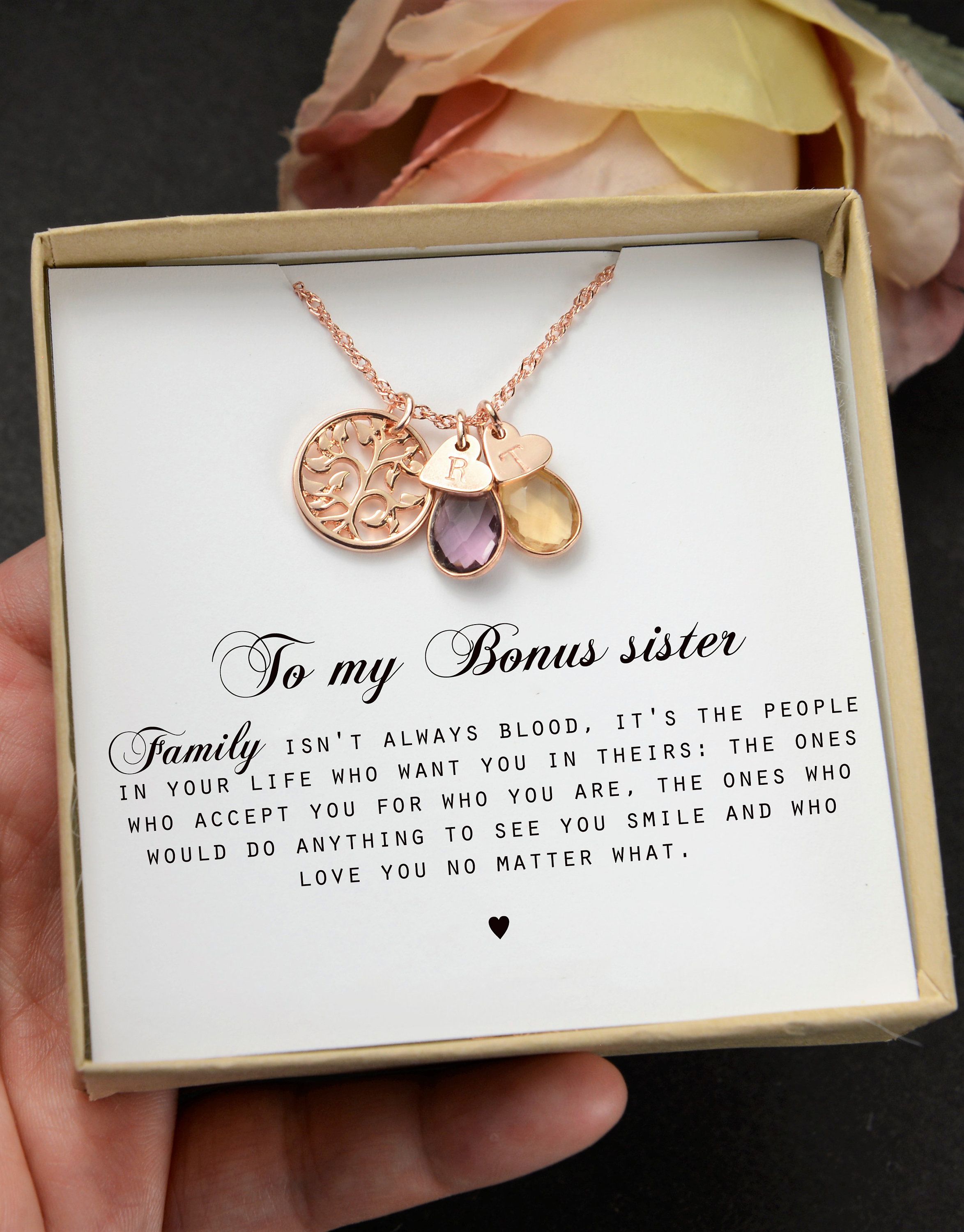 To My Bonus Sister 1 Bonus Sister Gift Sister In Law Gift Sisters