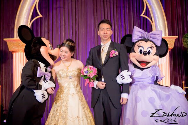 Hong Kong Disneyland Wedding Annie Javian Magical Day