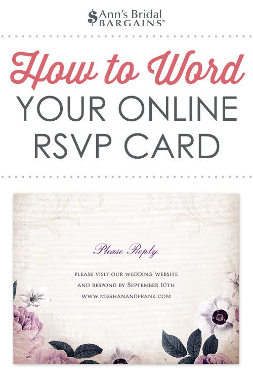 Our Etiquette Experts Show You How To Word Response Cards When