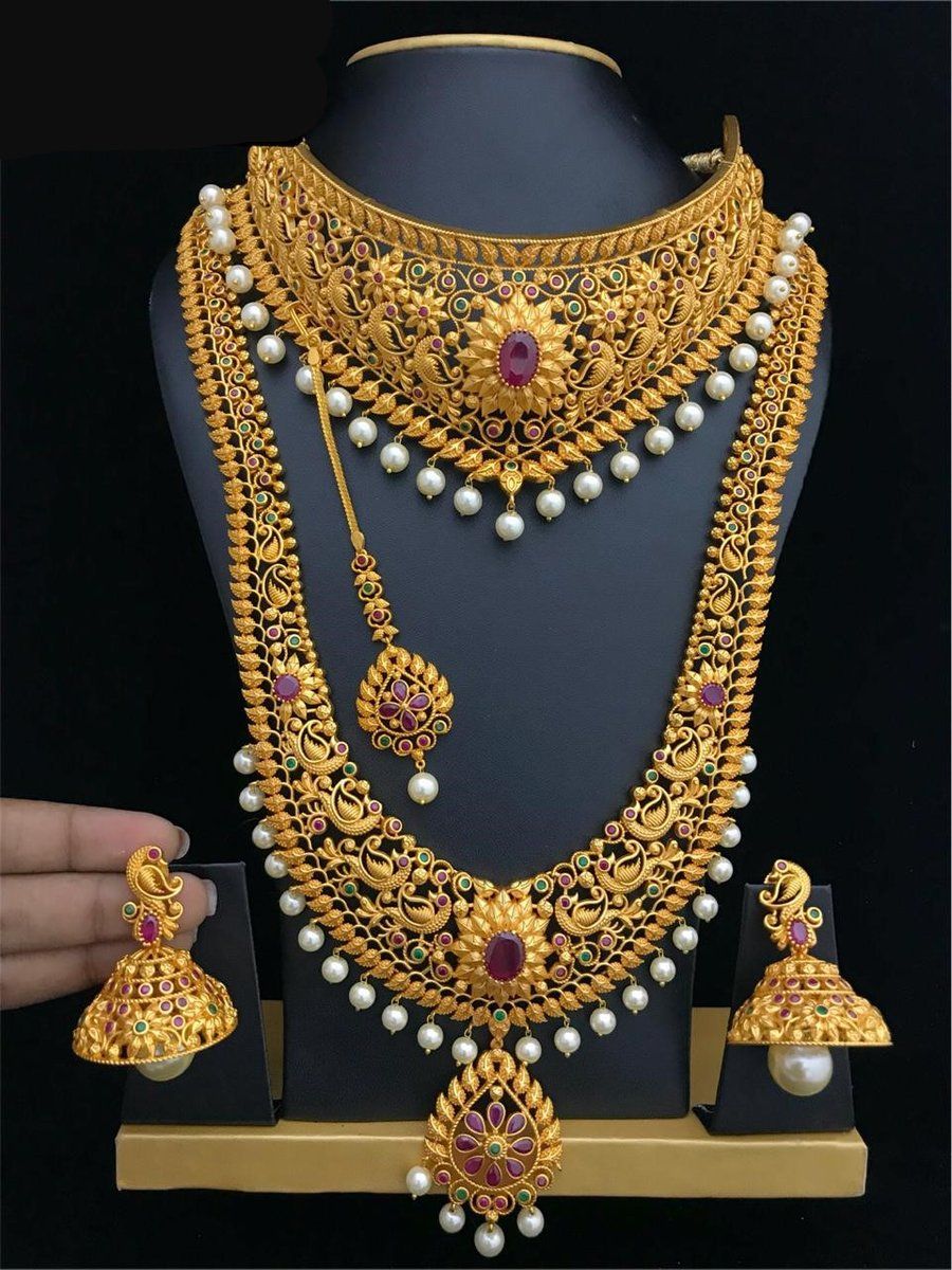 Bridal Set Collection Bridal Gold Jewellery Gold Necklace