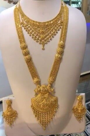 Gold Necklace Indian Bridal Jewelry Gold Wedding Jewelry