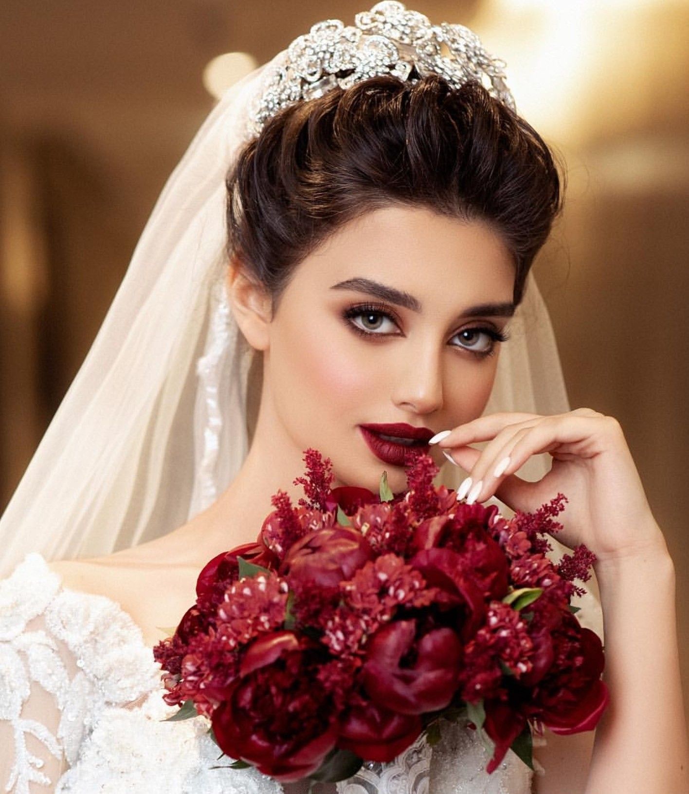 Pin By Maryam Zare On Makeup Wedding Hair And Makeup Bridal