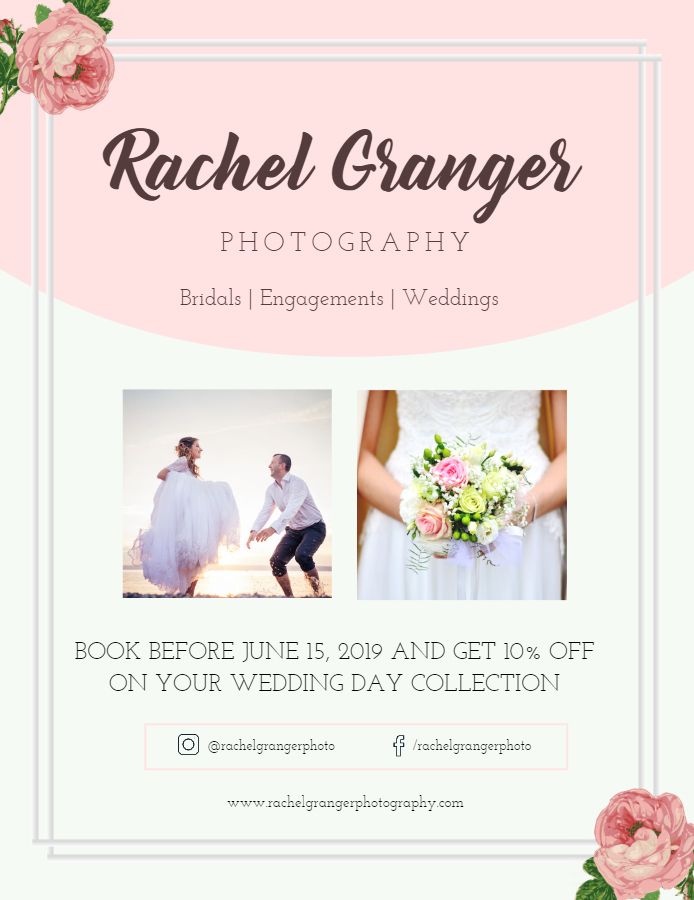 Wedding Photography Flyer Photography Flyer Photography Flyer