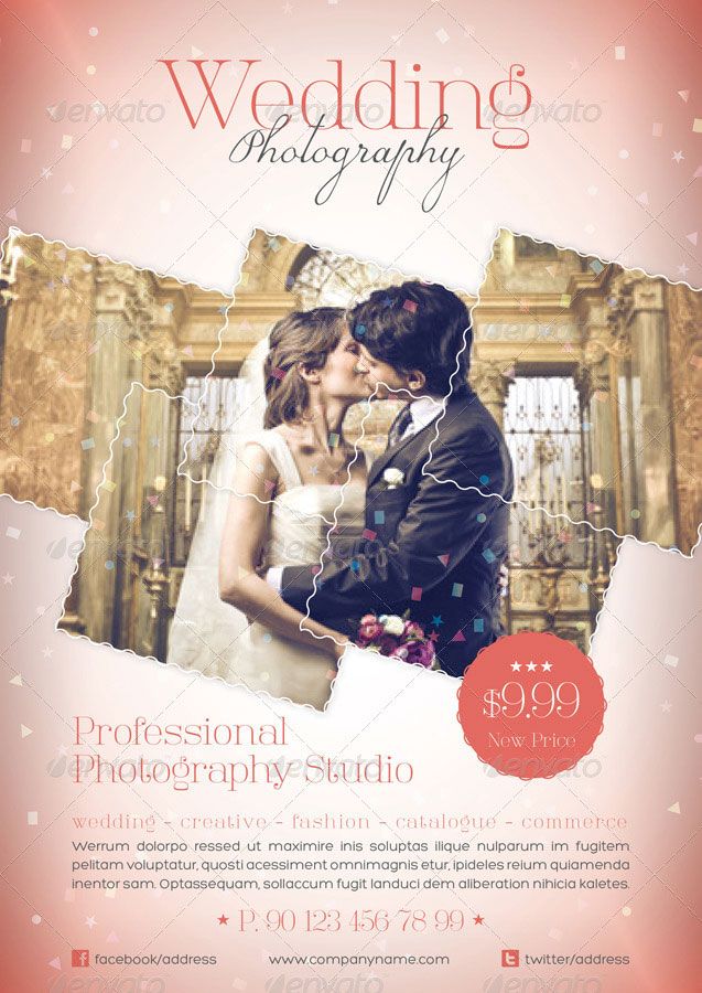 Wedding Photography Flyer Template Photography Flyer