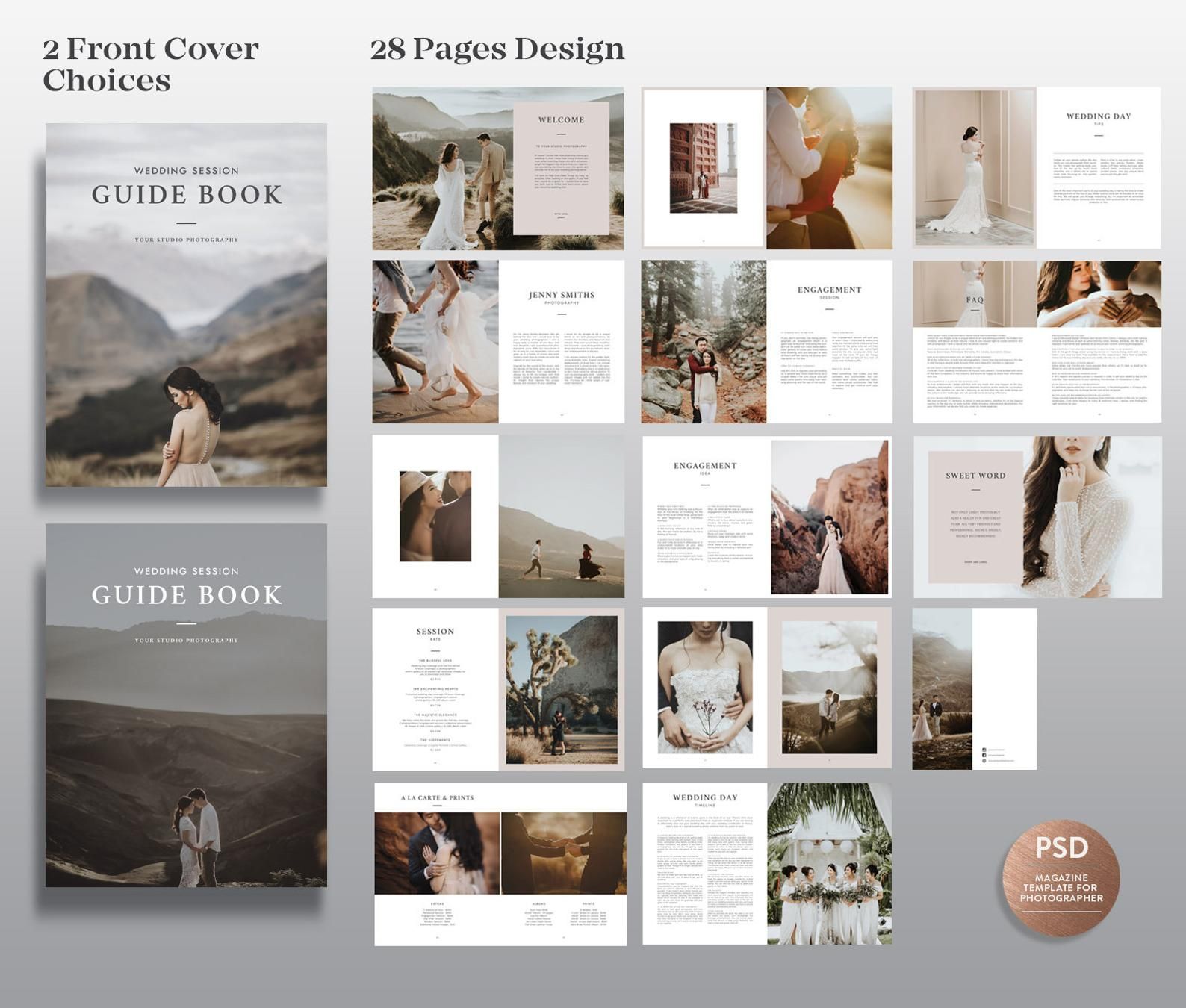 Wedding Photography Magazine Template For Photographers Welcome