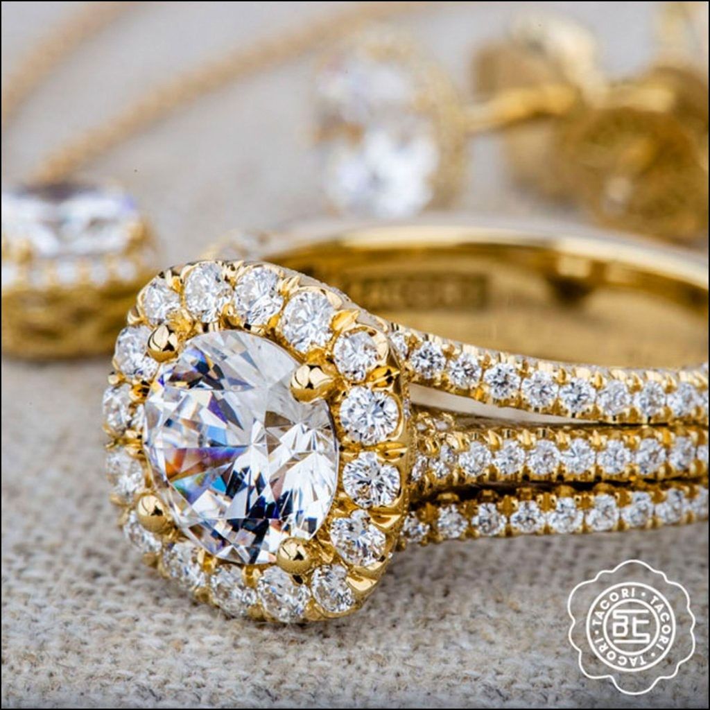 24 Karat Gold Wedding Ring Engagement Rings Tacori Engagement