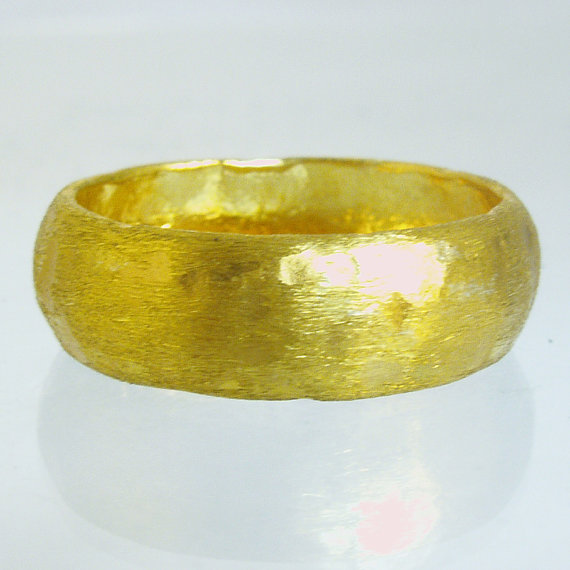 Pure Solid Gold Wedding Band 24 Karat Solid Gold Ring100 By Avinoo