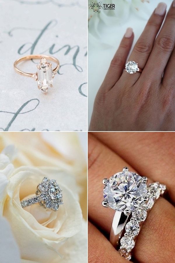 Blue Diamond Oval Diamond Engagement Rings Wedding Rings