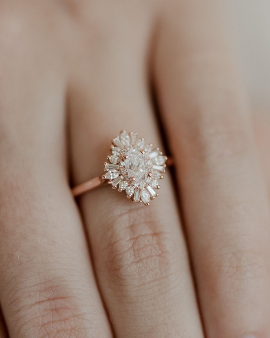 Unique Vintage Style Engagement Ring From Evorden Wcvendor