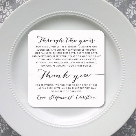 Wedding Thank You Card Wedding Thank You Card Thank You Card
