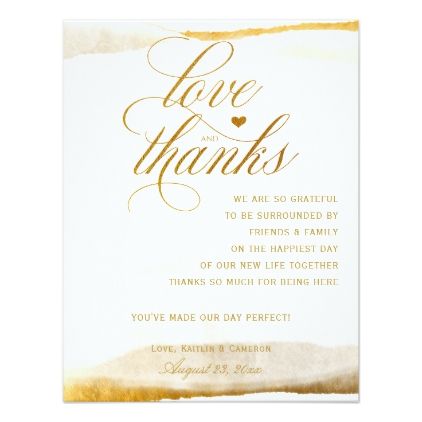 Wedding Table Thank You Cards Gold Foil Marble Zazzle Com