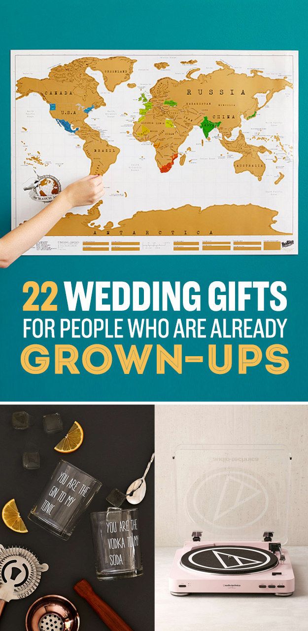 22 Wedding Gifts For Couples Who Already Have It All Together